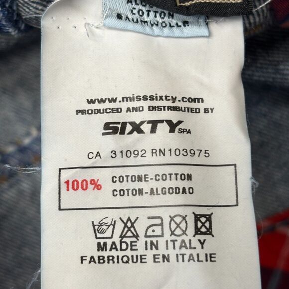 Vintage Energie Men Straight Jeans Size 33 Blue Denim Y2K Distressed D049 -26 - Picture 14 of 16